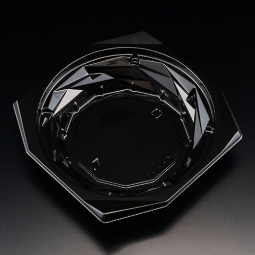 リスパック 透明カップ バイオ キラカク 15-35B 黒 本体画像