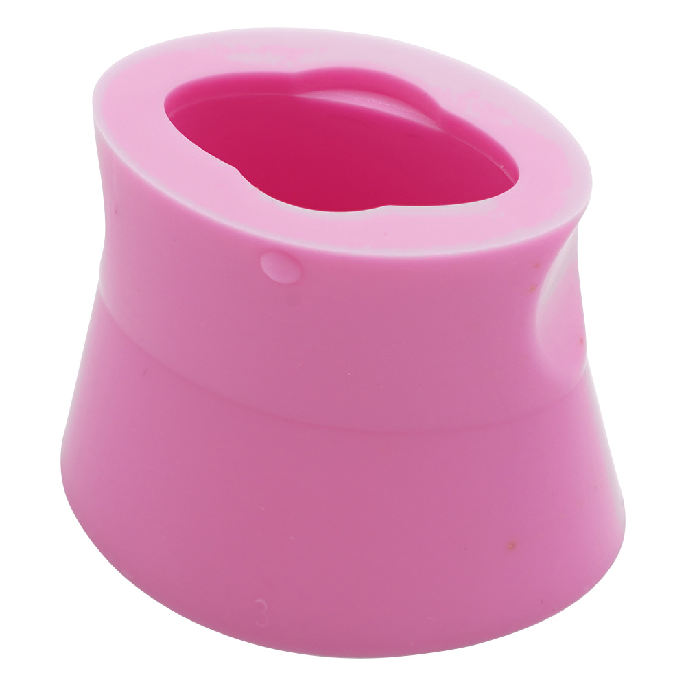 注射針着脱補助具　山丸　ピンク