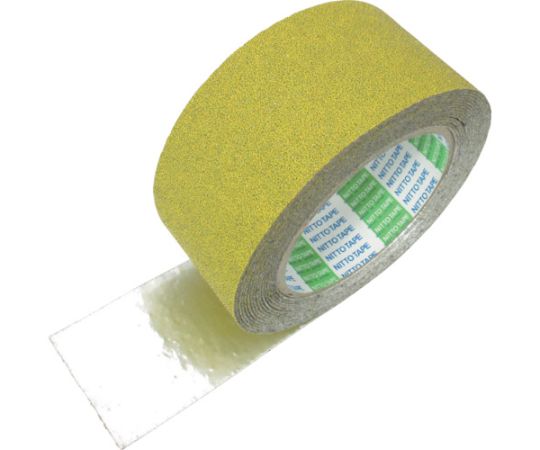 アンチスキッドテープ（屋外用） AS-127 凹凸面用 1.0mm×50mm×5m イエロー画像