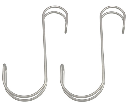 横ブレ安定S字フック　大　ステンレス　2個入