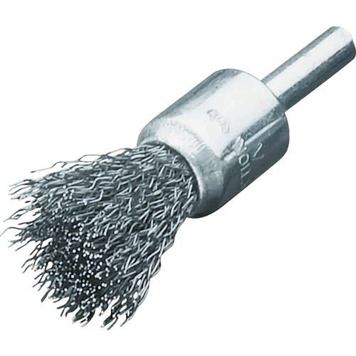 軸付ｴﾝﾄﾞ型ﾌﾞﾗｼ ｽﾃﾝﾚｽ線0.3 Φ17 1個画像