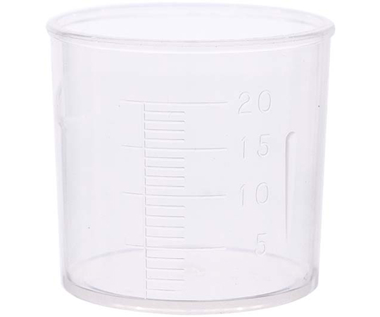 計量カップ　20mL　PP製　100個入画像