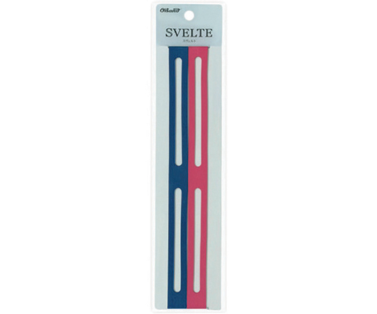 ゴムバンド SVELTE（スヴェルト） 2本入 番手♯55×16mm ネイビー/ワインレッド画像