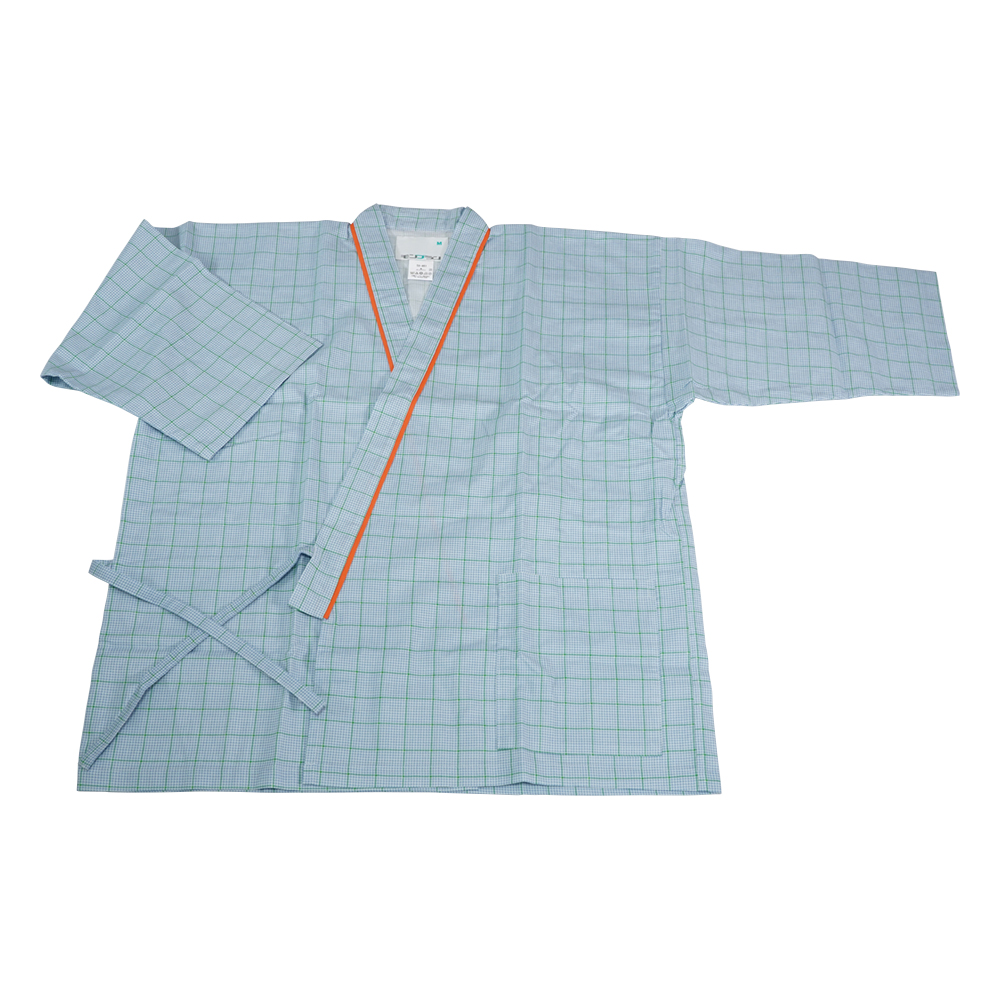 患者衣（上衣・男女兼用） 59-461 ブルーM