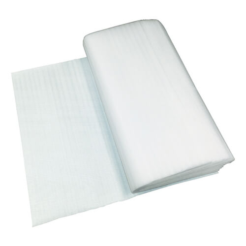 シート緩衝材400mm×400mm　白　【ユタカメイク ラップメイト（マットフォーム） ４００ｍｍ×４００ｍｍ ５０枚入】画像