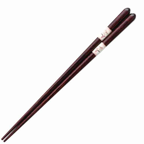 食洗箸 お箸 みみずく 23cm 赤画像