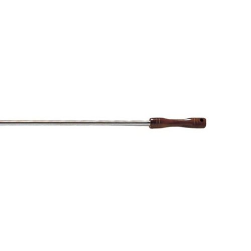 ピザ用品 UK ピザピール・穴付18cm YUKIWA 表面に穴の開いた金属製のピザピールが見える状態