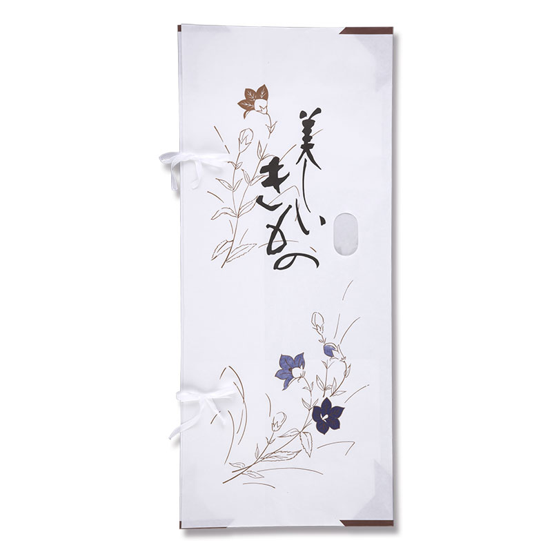 多当紙　四つ手　きもの文庫　Ｌ　ききょう画像