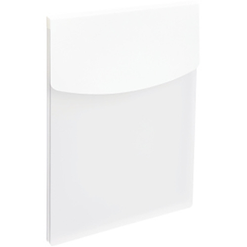 ﾎﾙﾀﾞｰﾌｧｲﾙ(ﾋﾞｼﾞｶﾙ) ﾌﾀ付 A4ﾀﾃ 325×225mm 背幅16mm ﾎﾜｲﾄ 1冊画像