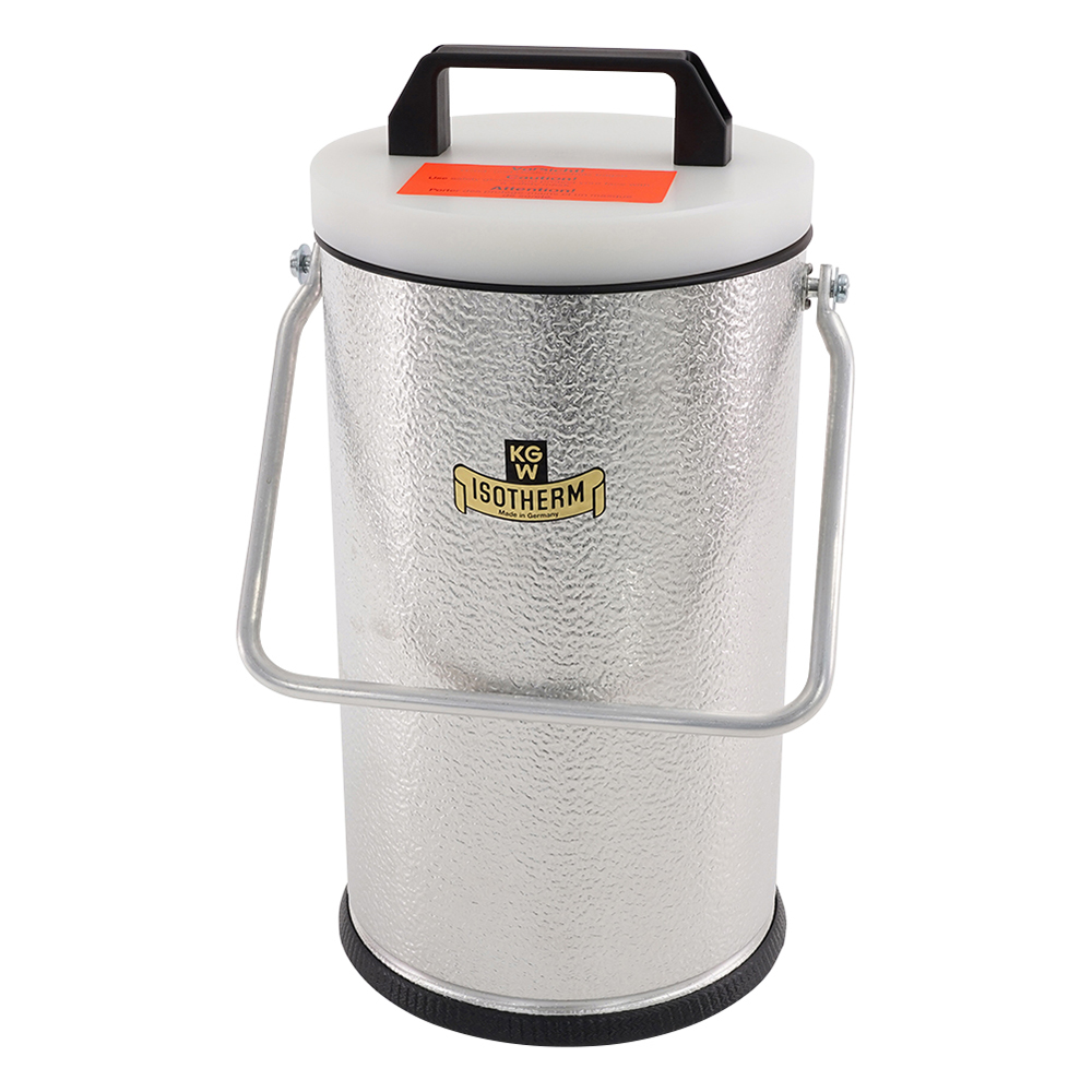 デュワーフラスコ(大型・広口・フタ付)　4L　30/4C-AL