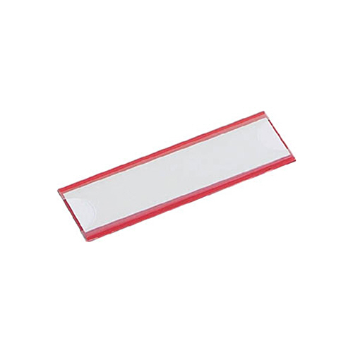 ﾏｸﾞﾈｯﾄ式見出しﾌﾟﾚｰﾄ 幅80×長さ25mm 赤 1ﾊﾟｯｸ(10枚)