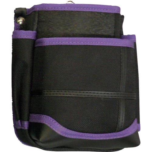 武尊魂 2段 腰袋 黒/紫 1個画像