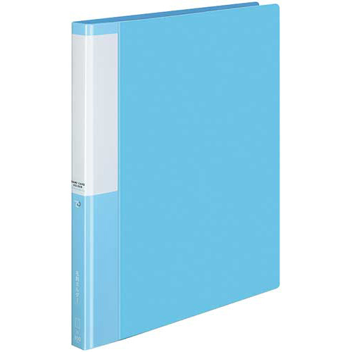 名刺ホルダーポジティ差替式　Ａ４縦　薄青　３００名画像