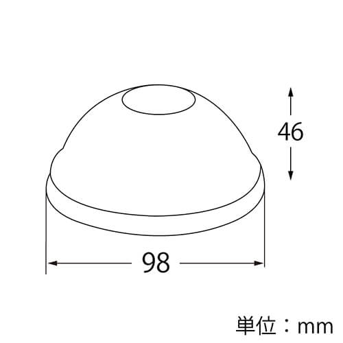 テイクアウトやパッケージに！透明カップ用の平フタ