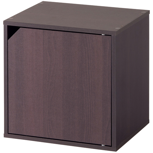 ｷｭｰﾌﾞﾎﾞｯｸｽ 扉付 幅345×奥行295×高さ345mm ﾌﾞﾗｳﾝ 1台画像