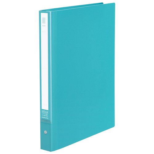 ｸﾘﾔｰﾌﾞｯｸ<NEOS>替紙式 A4ﾀﾃ30穴 20ﾎﾟｹｯﾄ付属 背幅33-50mm ﾀｰｺｲｽﾞﾌﾞﾙｰ 1冊画像