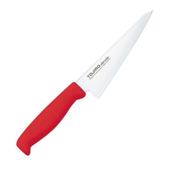 包丁 TOJIROカラー骨スキ 15cm レッド F-162R 藤次郎画像