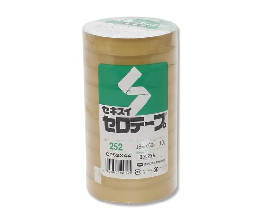 セロテープ　No.252　18mm×50m巻　10巻画像