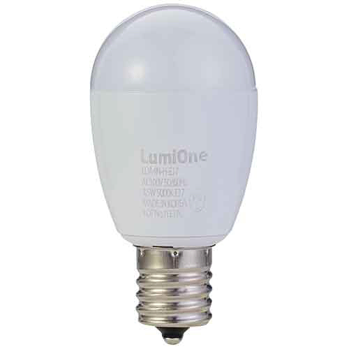 LED電球 ﾐﾆｸﾘﾌﾟﾄﾝ形 E17口金 3.5W 5000K 昼白色 1個