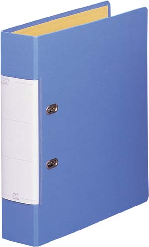 Ｄ型リングファイルくるみ貼りＡ４　６９ｍｍ水１０冊画像