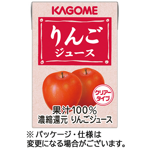 りんごｼﾞｭｰｽ 業務用 100mL 紙ﾊﾟｯｸ 1ｹｰｽ(36本)