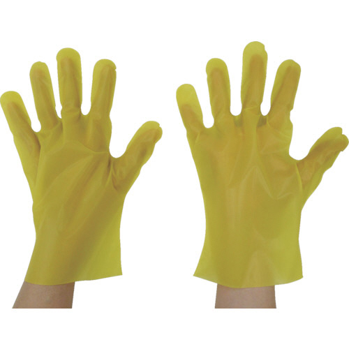 ｴﾝﾎﾞｽ手袋五本絞りｴｺﾉﾐｰ化粧箱M ｲｴﾛｰ 1箱(200枚)画像