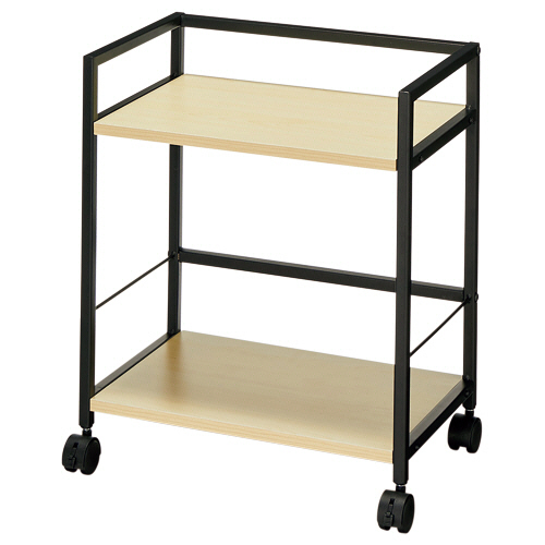 ﾃﾞｽｸﾜｺﾞﾝ 2段 ﾅﾁｭﾗﾙ/ﾌﾞﾗｯｸ 1台