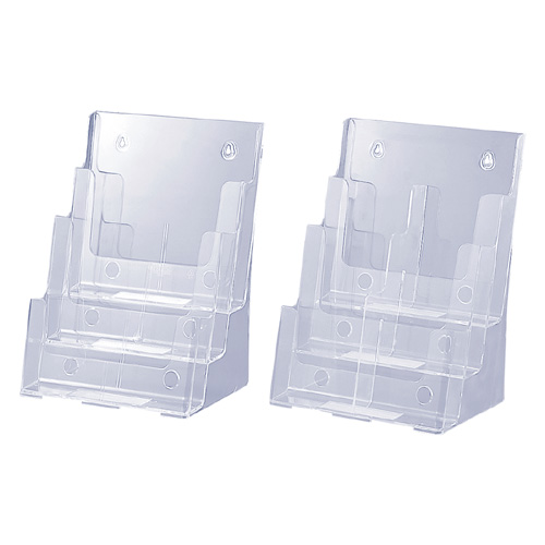 ｶﾀﾛｸﾞｽﾀﾝﾄﾞ A4 縦3段 外寸W241×H321×D203mm 1個