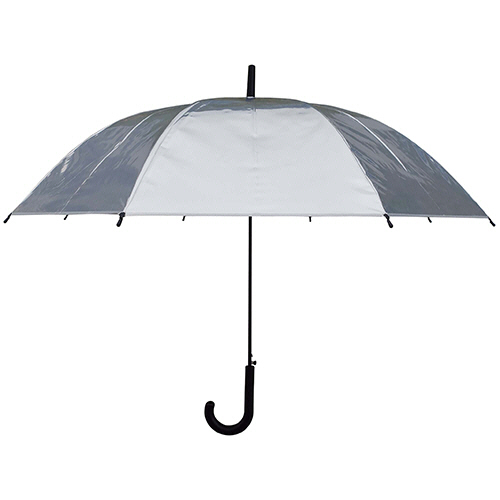 ﾒﾀﾘｯｸｼﾞｬﾝﾌﾟ傘60 60cm 8本骨 ｼﾙﾊﾞｰ 1本画像