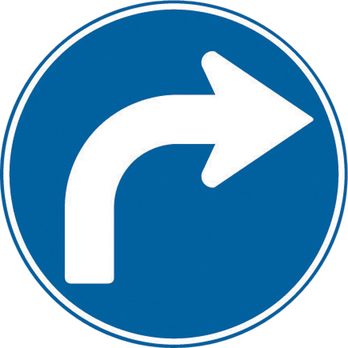 ﾄｰｸﾞ ﾒﾗﾐﾝ標識｢BR指定方向外禁止｣ 1枚画像