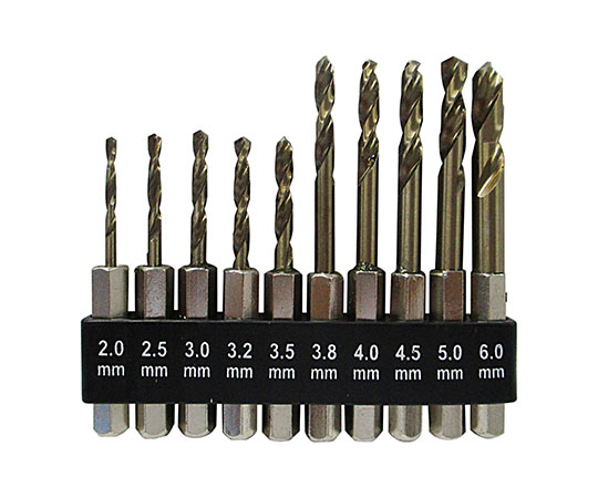 六角軸ショートドリル　ドリルセット　1本×10本入画像