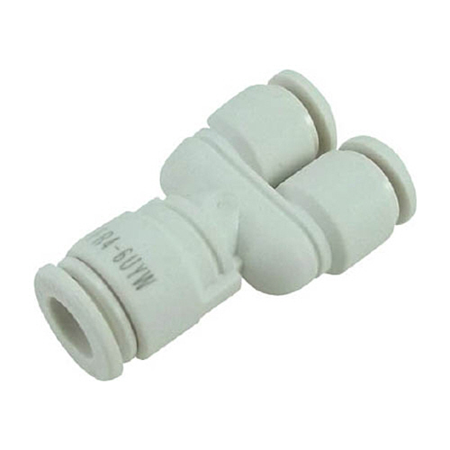 ﾀｯﾁｺﾈｸﾀｰﾌｧｲﾌﾞ 異径ﾕﾆｵﾝﾜｲ W(白)4mm(2箇所)×6mm 1個画像