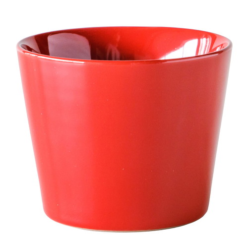 そば猪口 190ml HINATA 陶器 レッド画像