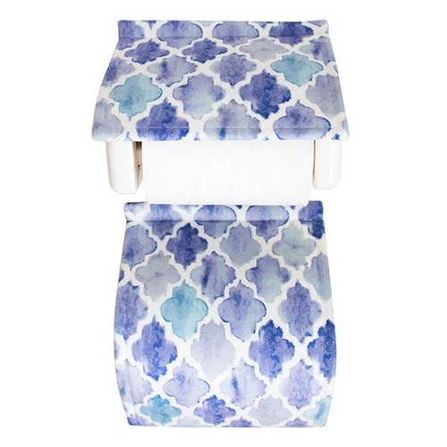 ペーパーホルダーカバー トイレットペーパーホルダーカバー モロッカン画像