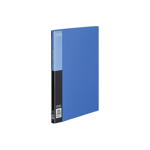 クリヤーブックベーシック横入　Ａ４縦４０Ｐ青画像