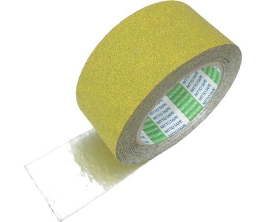 アンチスキッドテープ（屋外用） AS-127 凹凸面用 1.0mm×100mm×5m イエロー画像