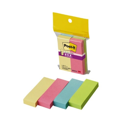 ポップアップ詰替　強粘着　７５×２５　混色　４冊画像