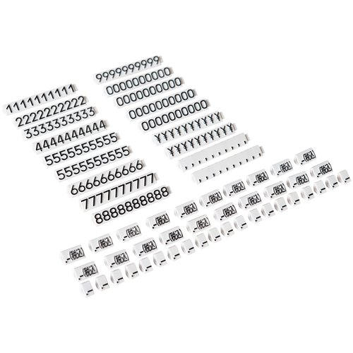 陳列備品 ニュープライスキューブセット L 白/黒字 友屋