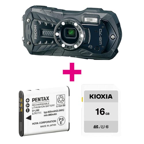 ＷＧ－７０ＢＫ＋ＳＤＨＣ１６ＧＢ＋バッテリー画像