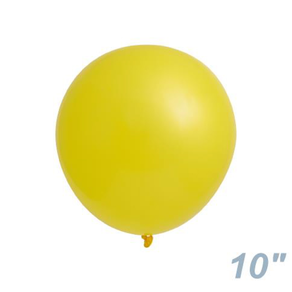 ゴム風船 100個入 イエロー画像