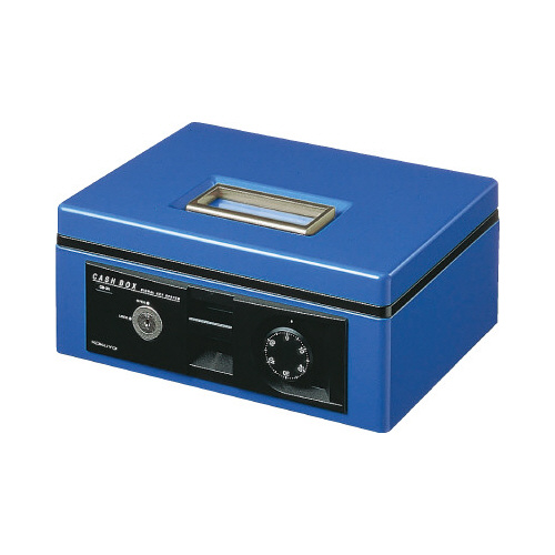 手提金庫　ダイヤル錠付　ＣＢ－１３　Ａ５　ブルー