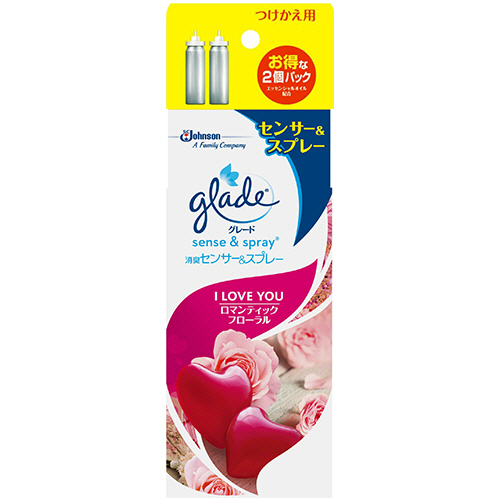 ｸﾞﾚｰﾄﾞ 消臭ｾﾝｻｰ&ｽﾌﾟﾚｰ ﾛﾏﾝﾃｨｯｸﾌﾛｰﾗﾙ つけかえ用 1ﾊﾟｯｸ(2本)画像