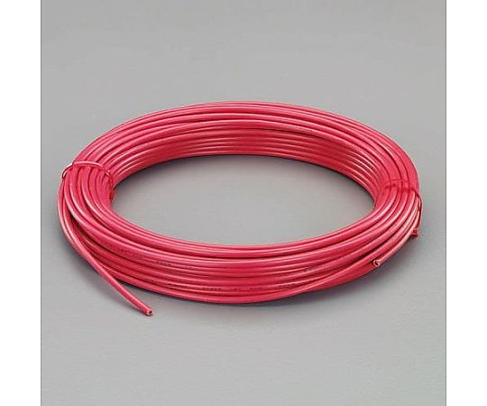 0.75m㎡x 20m ビニール絶縁電線[KIV](赤)画像
