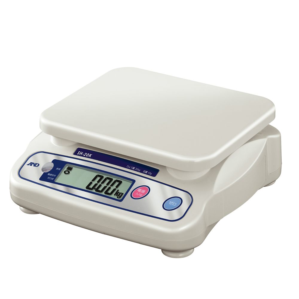 デジタルはかり SHシリーズ  ひょう量:20kg 最小表示:0.01kg  JCSS校正付画像