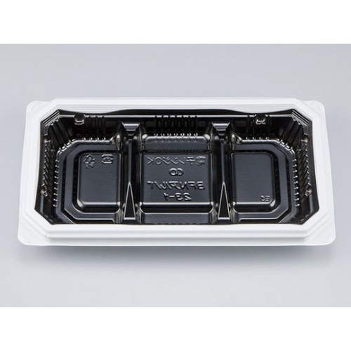 シーピー化成 弁当容器 BFNアルバ23-1 BW 本体 発泡画像