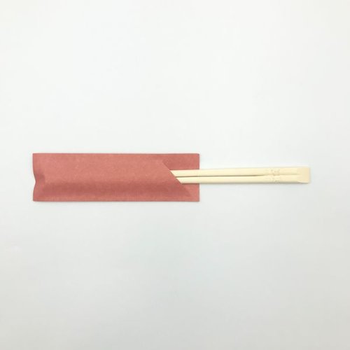 箸袋 ハカマ No.4522 ひ色 アオトプラス 包装された状態で、鮮やかな青色が特徴的なデザインが見える。