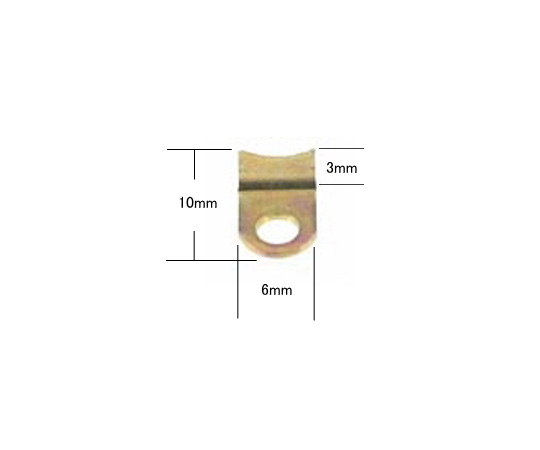 スピーカー抑え金具　3組　M3×7mm 金具が整然と並んでいる様子、光沢のある金属質感が際立つ。