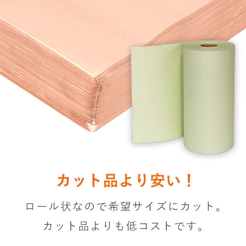 使用量がわかりやすい！ミシン目入りのボーガスペーパー緩衝材
