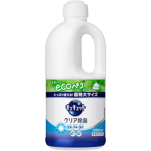 Ｋａｏ　キュキュット　クリア除菌　つめかえ用　１２５０ｍｌ画像