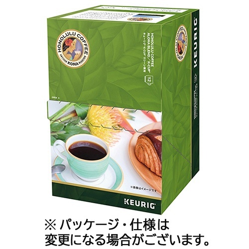 Kカップ専用カートリッジ ホノルルコーヒー アロハブレンド 1箱(12杯)画像